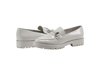Bandolino Franny Womens Flat Shoes Light Grey : 8.5 M, Leather