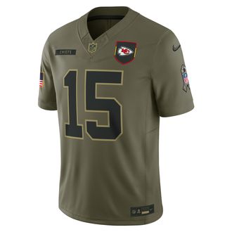 Nike Patrick Mahomes Kansas City Chiefs Salute to Service Nike Mens Dri-FIT NFL Limited Jersey in Brown | SSLM2DHF3G-X7B