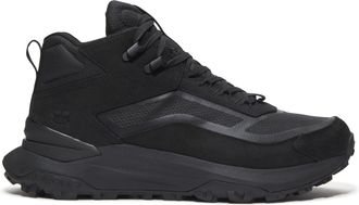 Timberland Mens Motion Access Mid Lace-Up Waterproof Trainer - Black Leather - Size UK 7.5