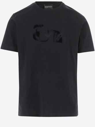 Emporio Armani Camiseta de algod&oacute;n con logo de Emporio Armani