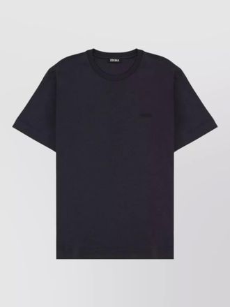 Ermenegildo Zegna logo crew neck short sleeve t shirt