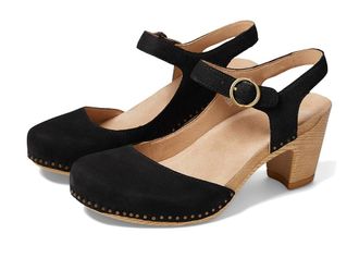 Dansko Taytum Womens Shoes Black Milled Nubuck : EU 41 (US Womens 10.5-11) Regular, Leather