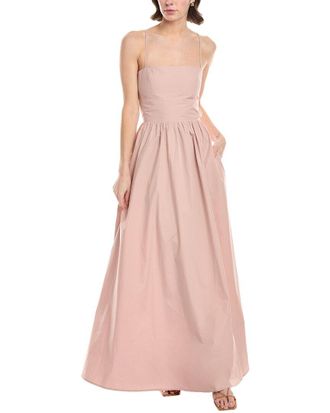 Susana Monaco Poplin Open Back Maxi Dress