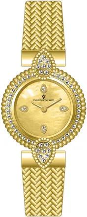 Christian Van Sant Womens Gold Round 23mm