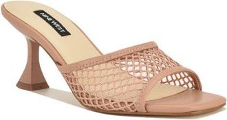 Nine West Cabana Slide Sandal in Light Natural at Nordstrom, Size 8.5