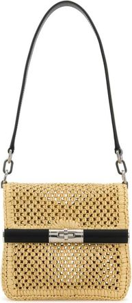 Dolce & Gabbana Rieten Crossbodytas - unisex - Schoudertassen - Beige - ONE Size - Leer - Tassen