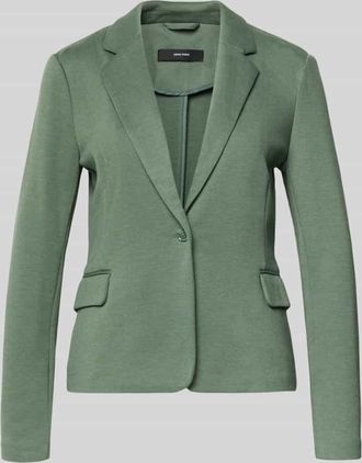 Vero Moda Regular Fit Kurzblazer mit Baumwoll-Anteil Modell JULIA in Schilf, Gr&ouml;&szlig;e 34