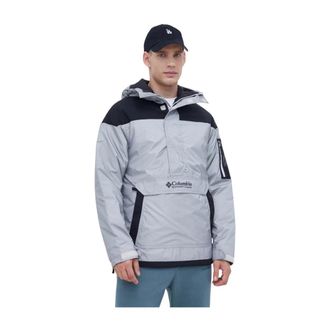 Columbia Challenger Remastered Pullover Anorak - Heren - Outdoorjassen - Grijs - S - Leer - Fitness