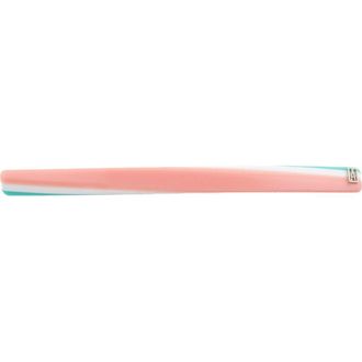 Alexandre de Paris Thin Stripes Acetate Barrette in Pink at Nordstrom