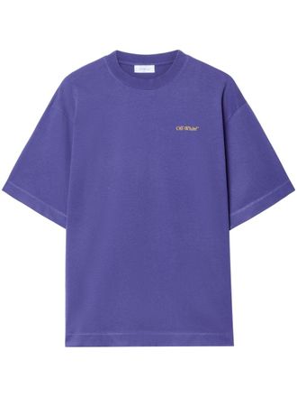 Off-white Tape Arrow T-shirt - men - Cotton - M - Blue