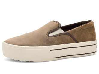 Ariat Skylar Slip-On Womens Shoes Brown Bomber : 9.5 B - Medium, Canvas/Leather