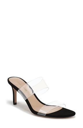Veronica Beard Asha 75 Sandal in Clear/Black at Nordstrom, Size 5.5