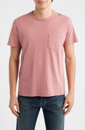 AG - Adriano Goldschmied Nick Cotton Pocket T-Shirt in Heritage Pink at Nordstrom, Size Medium