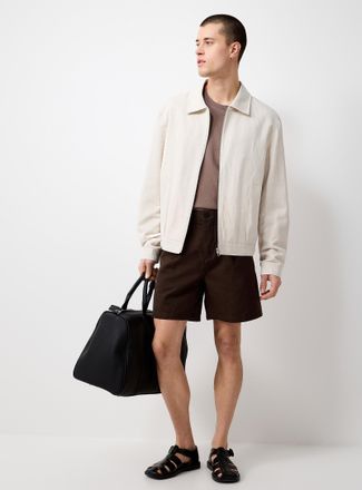 Le 31 Mens Pleated shorts Inseam: 7