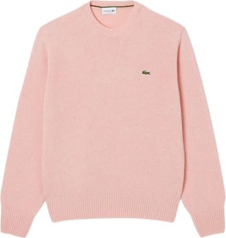 Lacoste Wollen trui met ronde hals - Roze