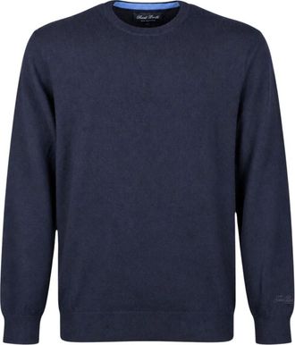 MC2 Saint Barth Regent Cashmere Sweater - Knitwear - Hombre - Azul - 2XL