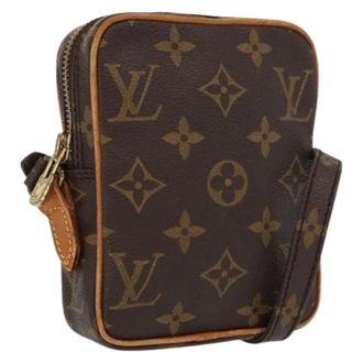 Louis Vuitton Pre-owned Cross Body Bags, female, Brown, Size: ONE SIZE Pre-owned Canvas Cross Body Bag