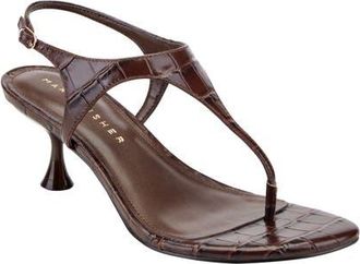 Marc Fisher Pelysa Ankle Strap Sandal in Dbr01 at Nordstrom, Size 7