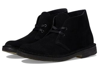 Clarks Desert Boots Womens Lace-up Boots Black Suede 1 : 5.5 B - Medium