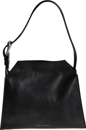 Orciani Trinity Small Calf Leather Shoulder Bag