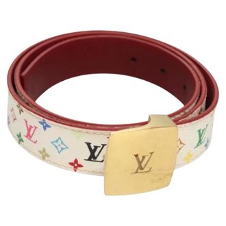 Louis Vuitton Pre-owned Belts, female, Multicolor, Size: ONE SIZE Pre-owned Monogram Multicolor Canvas Belt