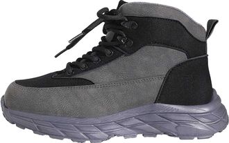 Generic Fashion Platform High Top Sneakers for Women Comfortable Lace Up Casual Athletic Everyday Wear Shoes Slip On Walking Work Ladies Size 5 UK