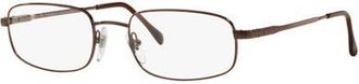 Sferoflex 51mm Rectangle optical glasses in Brown at Nordstrom