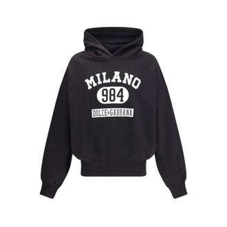 Dolce & Gabbana Hombre, Sudaderas, Negro, Talla: S