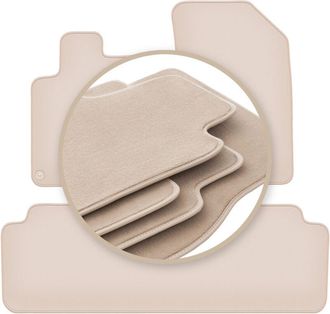 OEM Alfombrillas Premium Beige Para: Citro&euml;n C5 I Familiar, Sed&aacute;n 2001-2008