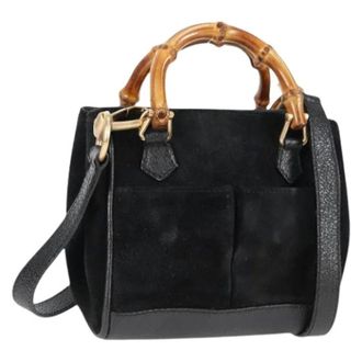 Gucci Pre-owned Camoscio handbags - - Pre-owned - Donna - Nero - ONE SIZE