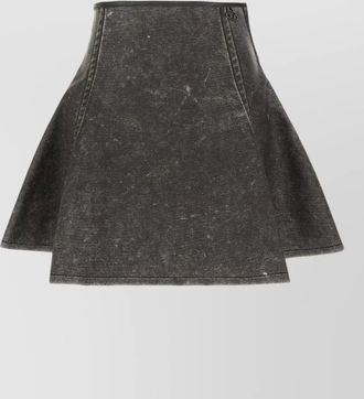 Diesel printed mini a-line skirt