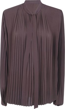 Tom Ford Shirt Lavalliere Viscose Crepe De Chine Sunray Plisse
