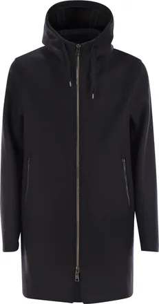 Herno Hooded Parka In Technical Fabric