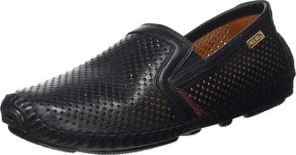 Pikolinos Leather Loafers Jerez 09Z Black