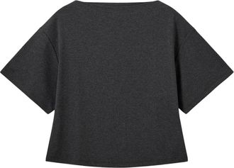 Sofie Schnoor Camiseta Teasw con cuello barco - Tops - Mujer - Gris - M