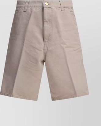 Carhartt Work in Progress tailored shorts with pockets and belt loops