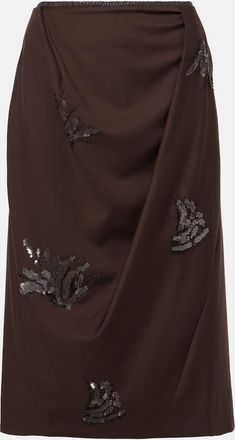 Jacques Wei Gonna midi con paillettes