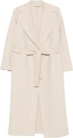 Max Mara Dames, Mantels, Beige, Maat: 2XS Zijde