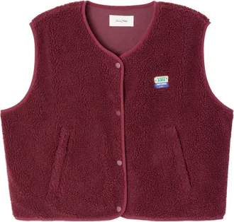 American Vintage Hoktown textured zip gilet