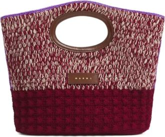 Marni Tassen, Dames, Rood, ONE Size, Handtas