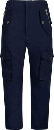 Balmain Hombre, Pantalones, Azul, Talla: M