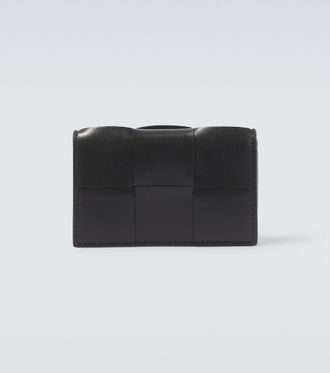 Bottega Veneta Intreccio cassette leather card holder