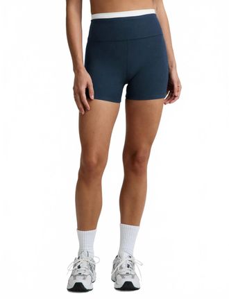 Beyond Yoga Spacedye Layered 3 Pull-On Short In Nocturnal Navy