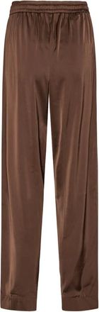 Karmamia Bruine Losse Broek 1953 Stijl - Dames - Straight fit broeken - Bruin - XL - Polyester - Broeken