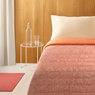 KASANOVA Trapuntino singolo decoro arancione