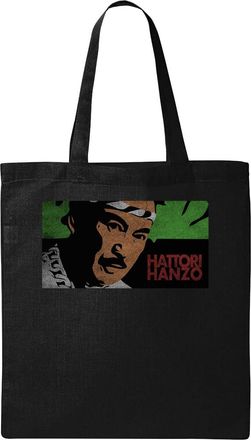 Generic Hattori Hanzo best food place in town Natural Ecological Cotton Tote Bag Black