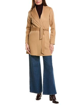Sofiacashmere Doubleface Unlined Wool & Cashmere-Blend Coat