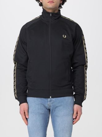 Fred Perry Felpa in cotone e poliestere con logo Fred Perry