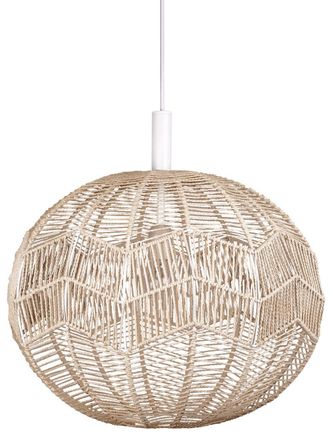 Globen Lighting Pendellampe Missy &oslash; 45/ H 48 cm aus Rattan - Natur