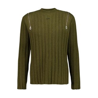 Off-white Heren, Truien, Groen, Maat: L Wol